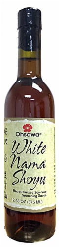 Ohsawa White Nama Shoyu Soy-Free Sauce Perspective: front