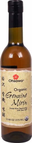 Ohsawa Organic Genuine Mirin Sweet Rice Seasoning Perspective: front