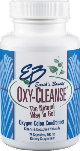 Earth's Bounty Oxy-Cleanse Colon Conditioner Dietary Supplement Capsules 600mg Perspective: front