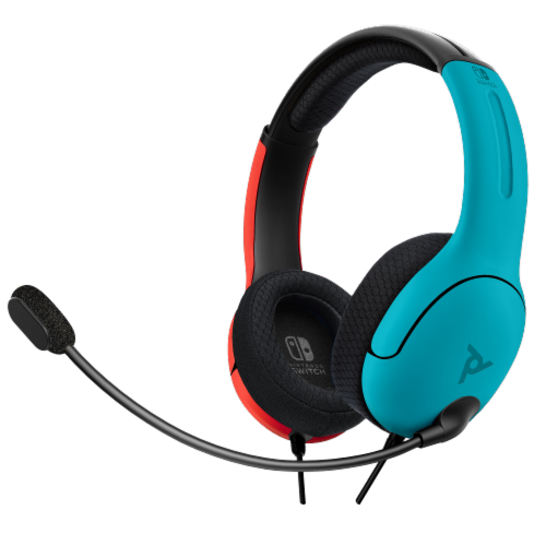 LVL40 Wired Stereo Gaming Headset - Blue/Red