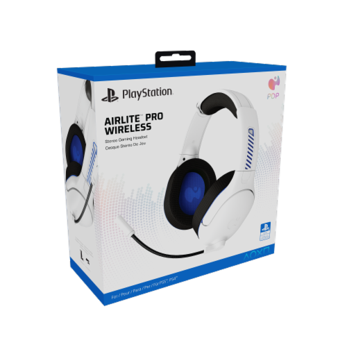 PDP Airlite PS4 & PS5 Pro Wireless Headset- Frost White, 1 ct