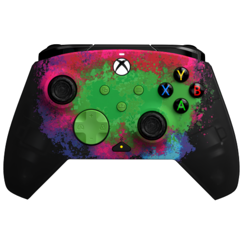 PDP REMATCH™ GLOW Advanced Wired Controller Space Dust Xbox Series X|S Xbox One & Windows 10/11 PC Perspective: front