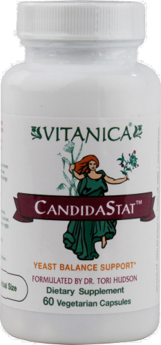Vitanica Candidastat Yeast Balance - 60 Count Perspective: front