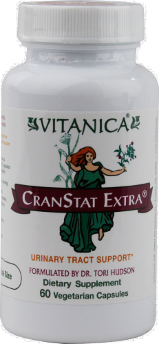 Vitanica Cranstat Extra Urinary Tract Support Capsules Perspective: front