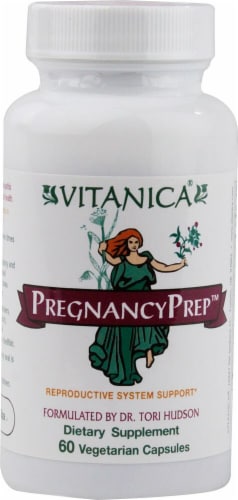 Vitanica Pregnancy Prep Dietary Supplement Vegetarian Capsules Perspective: front