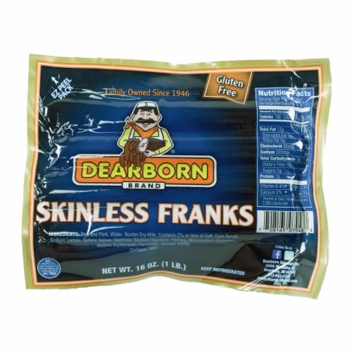 Dearborn Skinless Franks Perspective: front