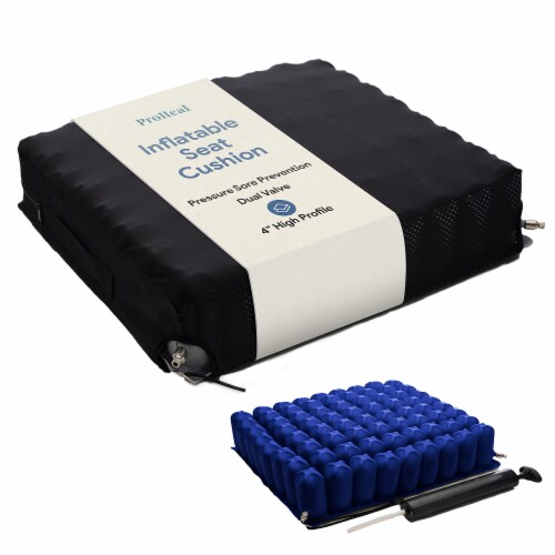 ProHeal Pressure Redistribution Wheelchair Air Cushion, 4 Height