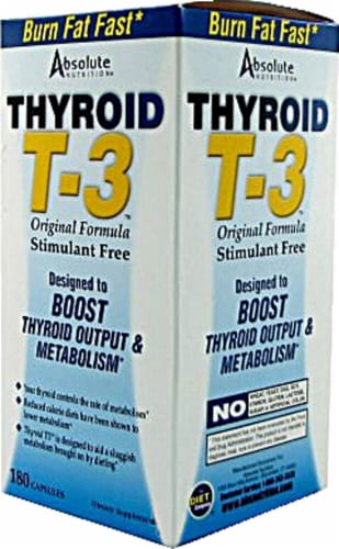 Absolute Nutrition  Thyroid T-3™ Perspective: front
