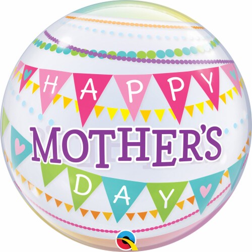 Happy Mother's Day Foil Balloon Perspective: front