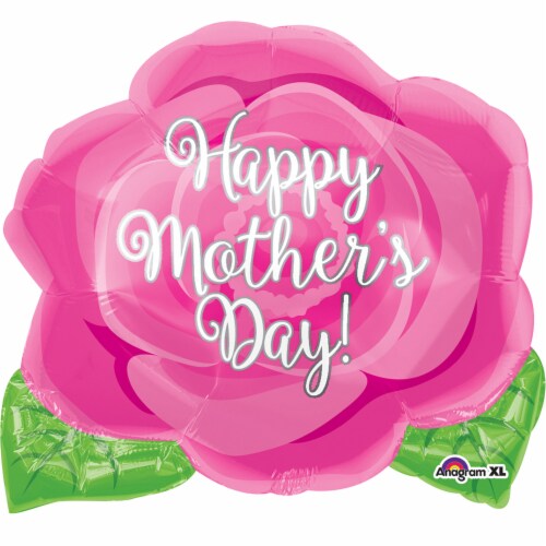 Anagram Happy Mother's Day! Foil Balloon Perspective: front