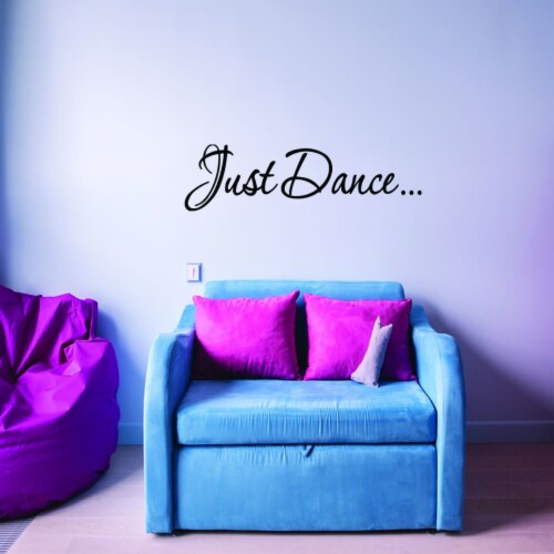Just Dance quote Home Vinyl Decal Wall Decor 