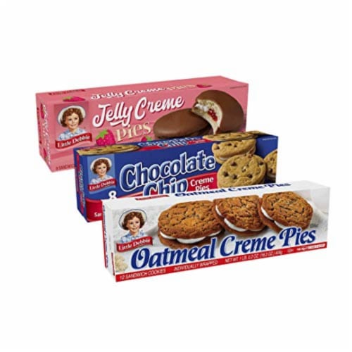 Creme Pie Variety Bundle - Chocolate Chip, Oatmeal, and Jelly - 2 Boxes ...