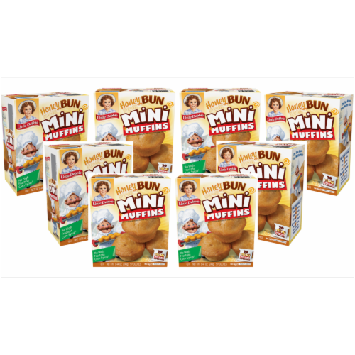 Little Debbie Honey Bun Mini Muffins, 8 Boxes, 40 Bite Size