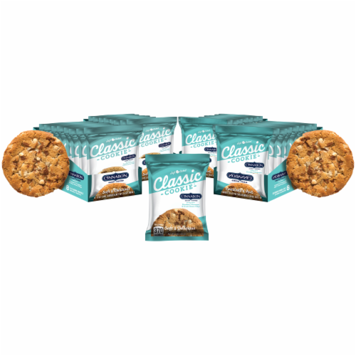 Classic Cookie Soft Baked Cinnabon® Cookies with Cinnamon and Cream Cheese Chips, 4 Boxes Perspective: front