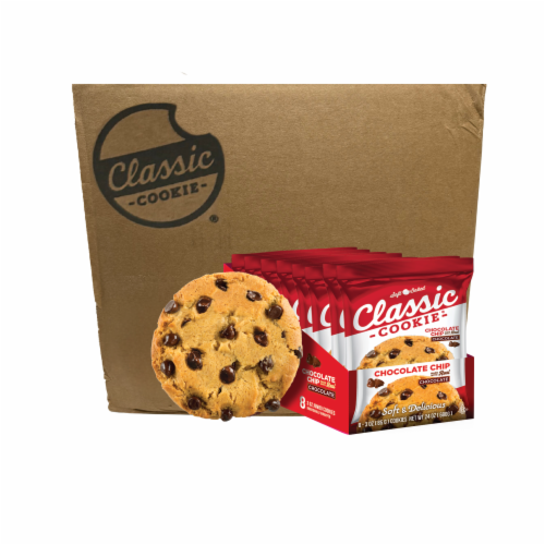 Classic Cookie Soft Baked Chocolate Chip Cookies made with Hershey's® Mini Kisses, 12 Boxes Perspective: front