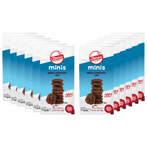 Classic cookie crispy double chocolate chip minis with hershey s