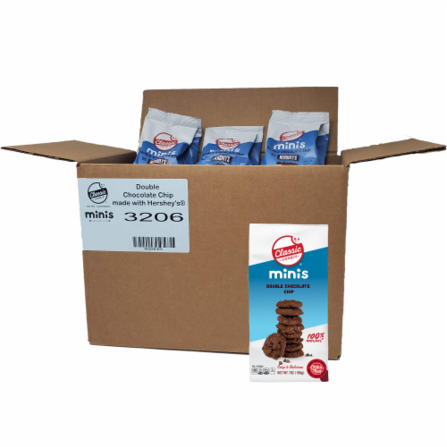 Classic cookie crispy double chocolate chip minis with hershey s