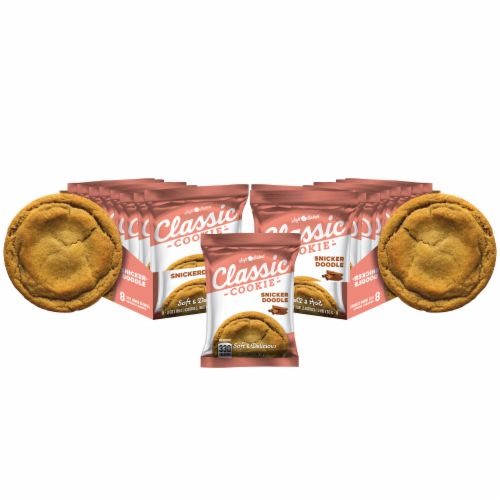 Classic Cookie Soft Baked Snickerdoodle Cookies, 2 Boxes, 16 Individually Wrapped Cookies Perspective: front