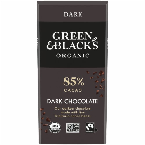 Green Black s Organic 85 Cacao Dark Chocolate Bar 3.17 oz