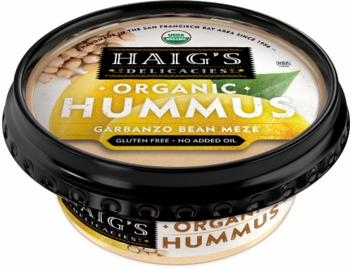 Haig's Delicacies Organic Garbanzo Bean Meze Hummus Perspective: front