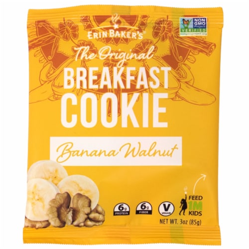 Erin Baker's The Original Banana Walnut Breakfast Cookie Perspective: front