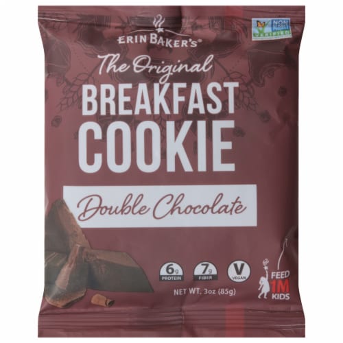 Erin Baker's The Original Breakfast Cookie Double Chocolate Chunk Perspective: front