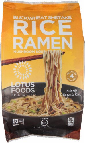 Lotus Foods Buckwheat Mushroom Rice Ramen Perspective: front