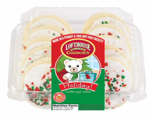 Lofthouse Holiday Frosted Sugar Cookies Perspective: front