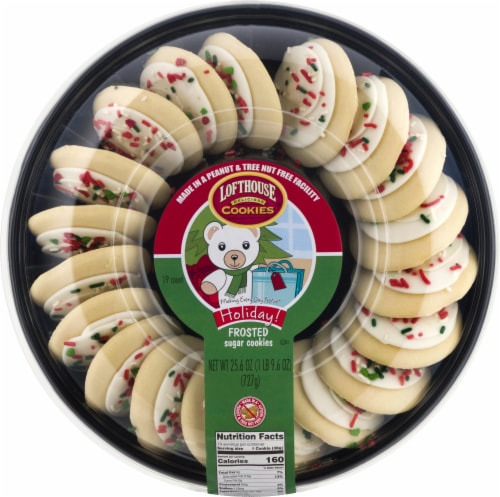 Lofthouse Holiday Frosted Sugar Cookies Perspective: front