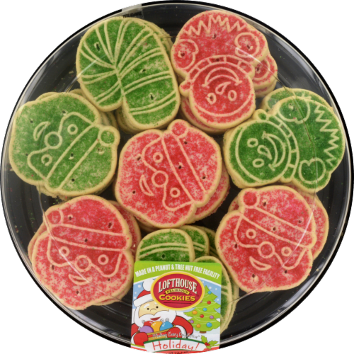 Lofthouse Holiday Cookie Platter, 23.5 oz Harris Teeter