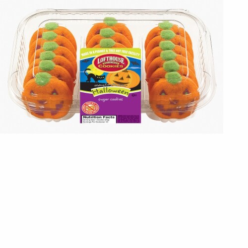 Lofthouse Pumpkin Sugar Cookies Perspective: front