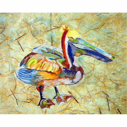 Betsy Drake PM983 Heathcliff Pelican Place Mat - Set of 4 Perspective: front
