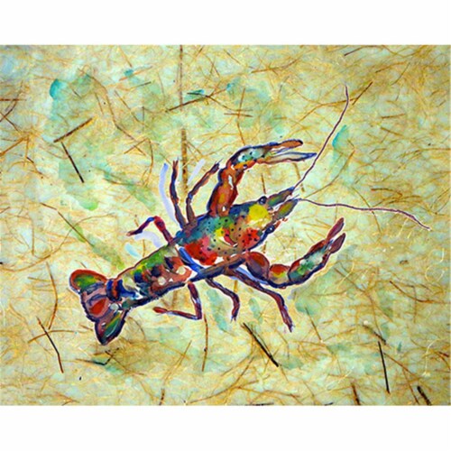 Betsy Drake PM986 Crayfish Place Mat - Set of 4 Perspective: front