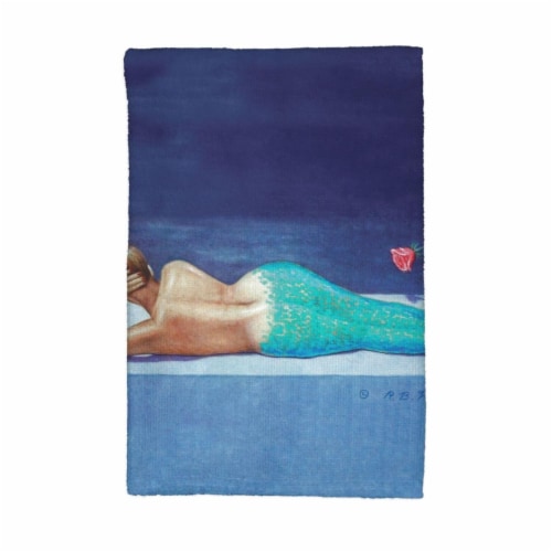 Betsy Drake KT073 Mermaid Kitchen Towel Perspective: front