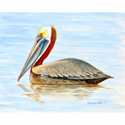Betsy Drake PM807 Summer Pelican Place Mat - Set of 4 Perspective: front