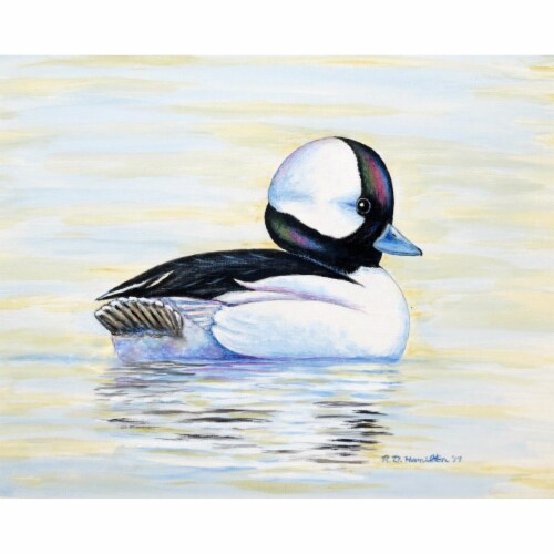 Betsy Drake PM827 Bufflehead Duck Place Mat - Set of 4 Perspective: front