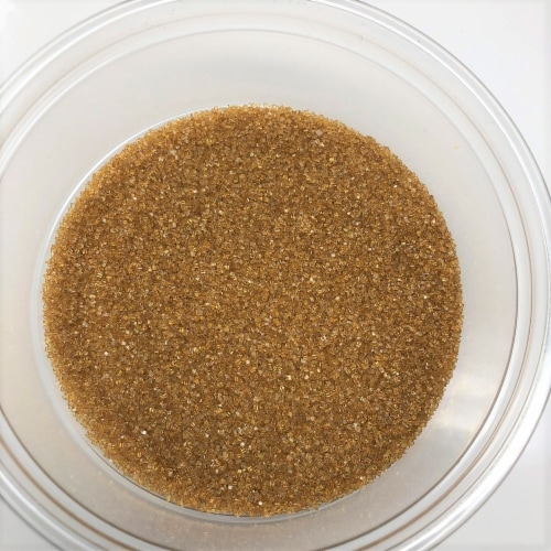 Sugar Sanding Gold Bakery Topping Sprinkles colored sugar 8 ounces Perspective: front