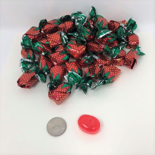 Arcor Strawberry Bon Bons Filled Hard Candy Bulk, 2 Pound Bag