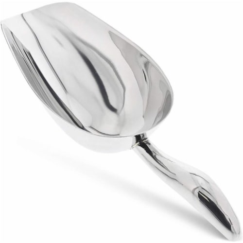 6 oz Stainless Steel Scoop for Kitchen, Bar, Ice Bucket - 9.2 x