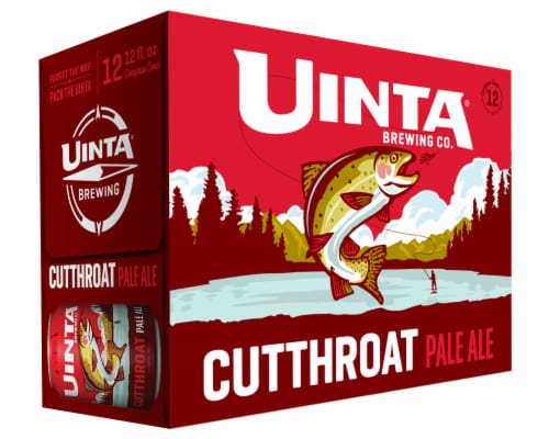 Uinta Brewing Co. Cutthroat Pale Ale Perspective: front