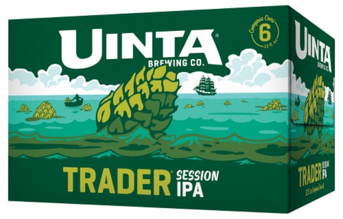 Uinta® Brewing Co. Trader® Session IPA Perspective: front