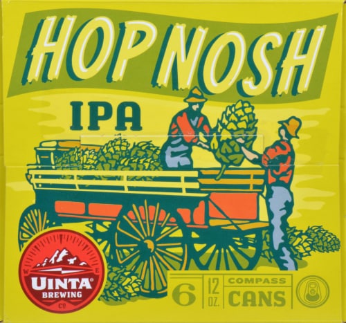 Uinta Brewing Hop Notch IPA Perspective: front