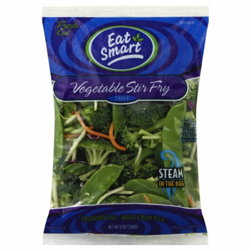 Eat Smart Vegetable Stir Fry Perspective: front