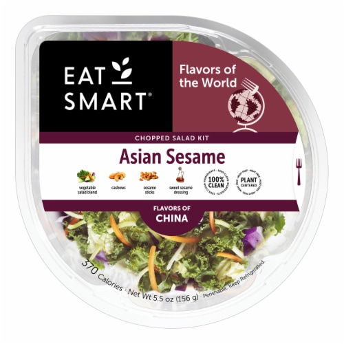 Eat Smart Shake Ups Asian Sesame Salad Bowl, 5.5 oz - Food 4 Less