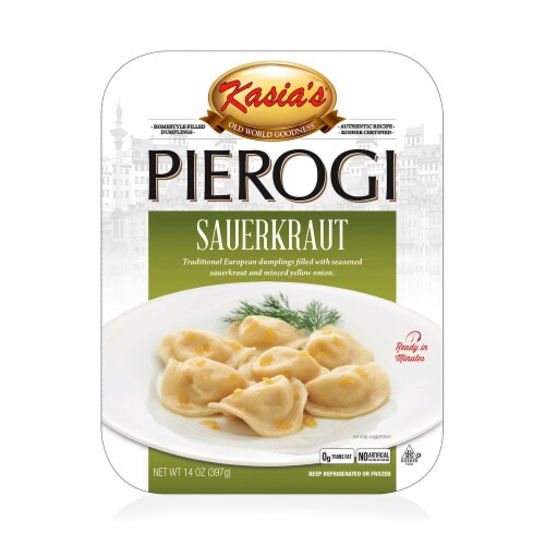 Kasia's Sauerkraut Pierogi Perspective: front