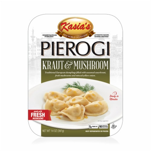 Kasia's Kraut & Mushroom Pierogi Perspective: front