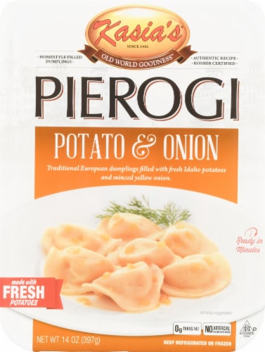Kasia's Potato & Onion Pierogi Perspective: front