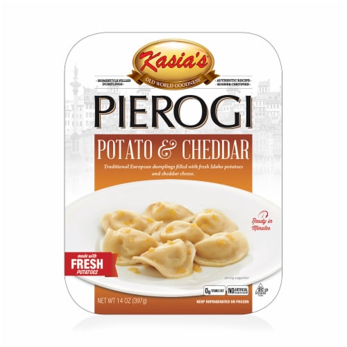 Kasia's® Potato & Cheddar Pierogi Perspective: front