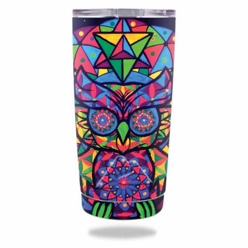 MightySkins OZTUM20-Goodnight Owl Skin for Ozark Trail 20 oz Tumbler 2016 - Goodnight Owl Perspective: front