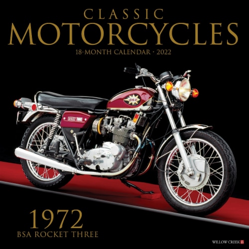 Classic Motorcycles 2022 Wall Calendar, 1 Kroger